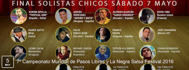 7º Campeonato Mundial de Pasos Libres y La Negra S