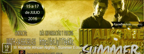 III Alicante African Nights - Summer Edition