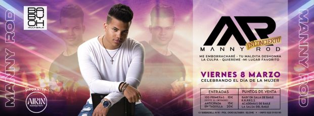CONCIERTO DE MANNY ROD CON BANDA EN VIVO