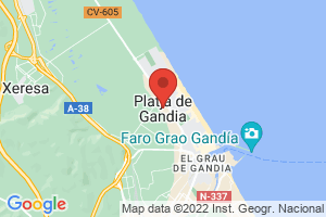 Gandía, playa de Gandía